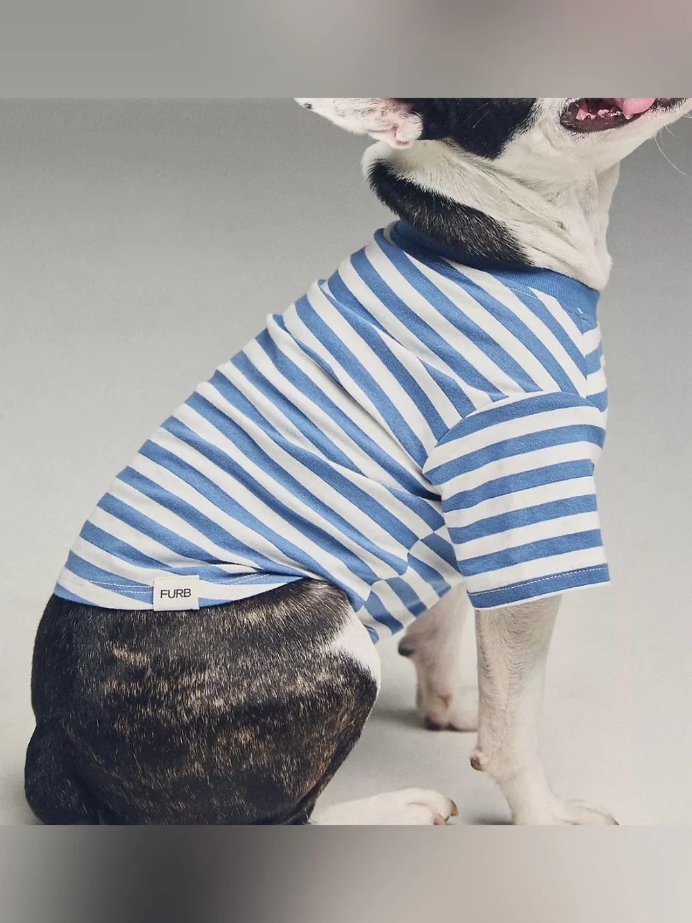 FURB Striped Pet T-Shirt Sz L